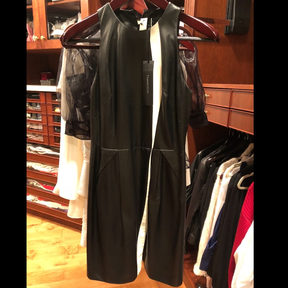 Leather dress